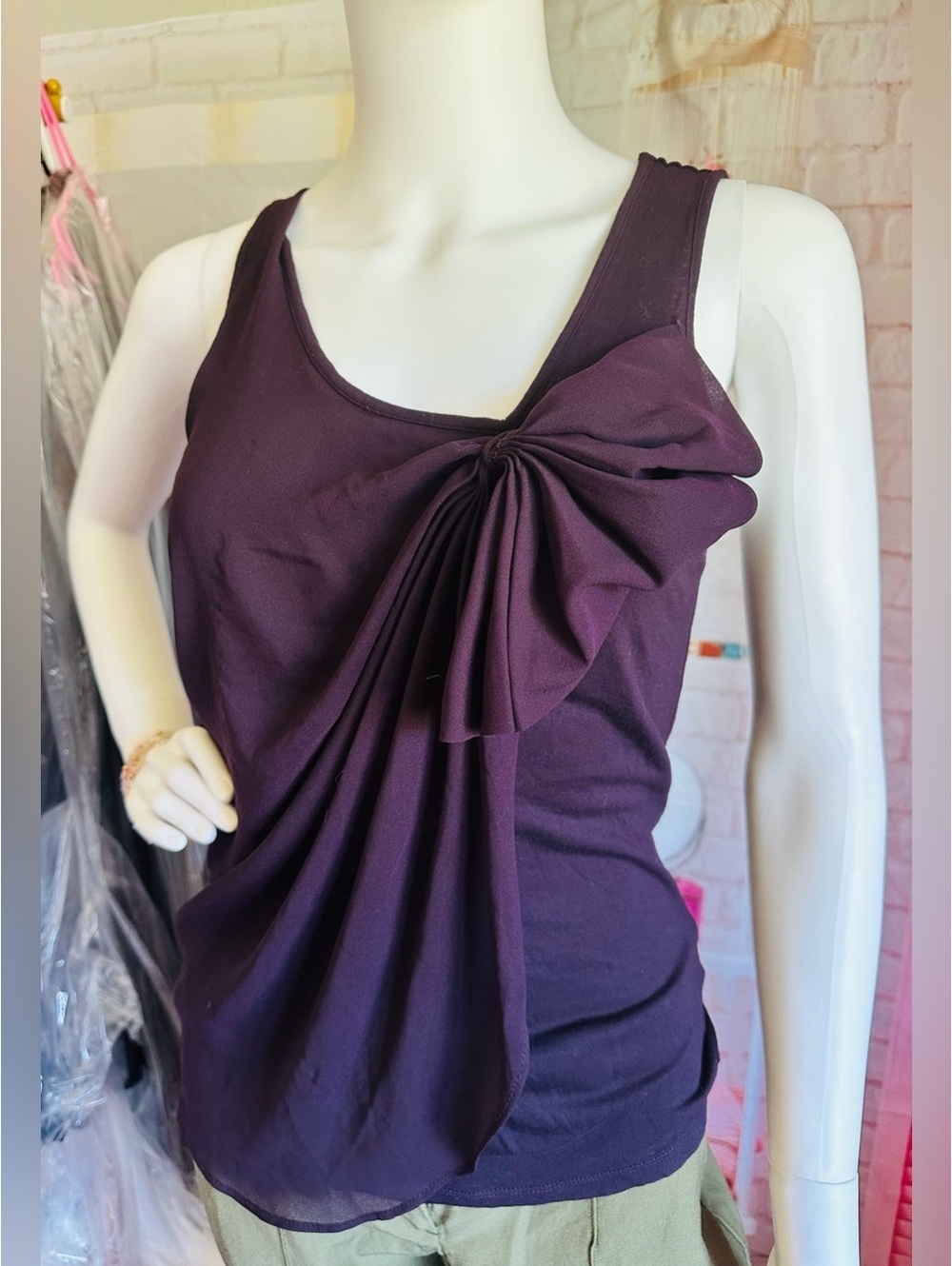 Sleeveless Ruched Tank Top Blouse